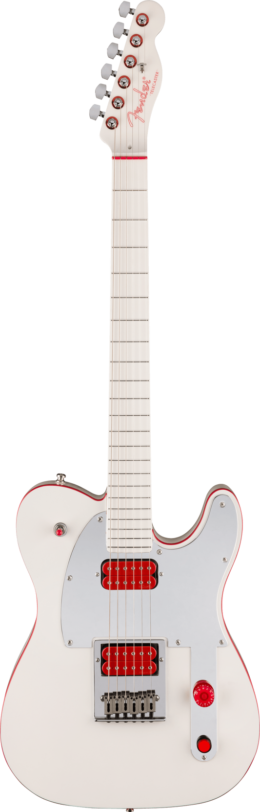 Đàn Guitar Điện Fender John 5 Ghost Telecaster HH, Maple Fingerboard, Arctic White