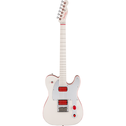 Đàn Guitar Điện Fender John 5 Ghost Telecaster HH, Maple Fingerboard, Arctic White - Việt Music