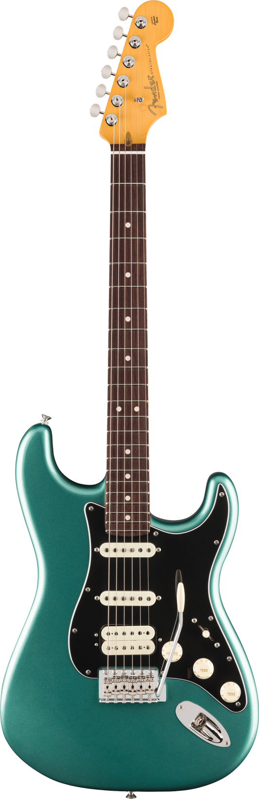 Đàn Guitar Điện Fender American Professional Classic Stratocaster HSS, Rosewood Fingerboard, Faded Sherwood Green Metallic. - Việt Music