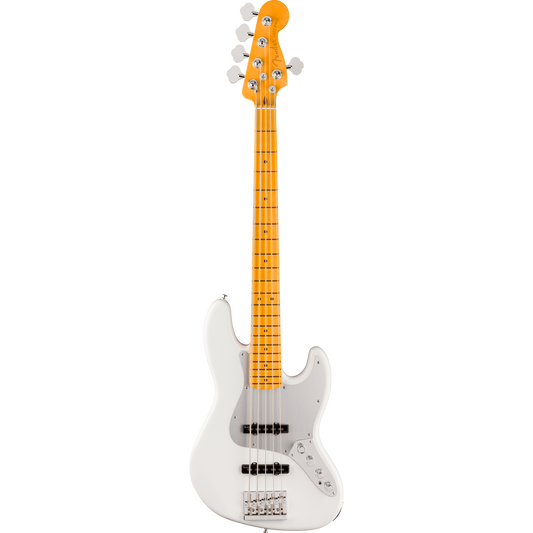 Đàn Guitar Bass Fender American Ultra II Jazz Bass V SS, Maple Fingerboard, Avalanche (nhân) - Việt Music