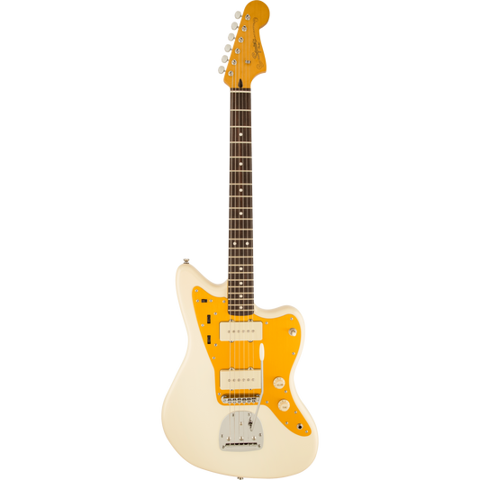 Đàn Guitar Điện Squier J Mascis Jazzmaster SS, Rosewood Fingerboard, Vintage White - Việt Music