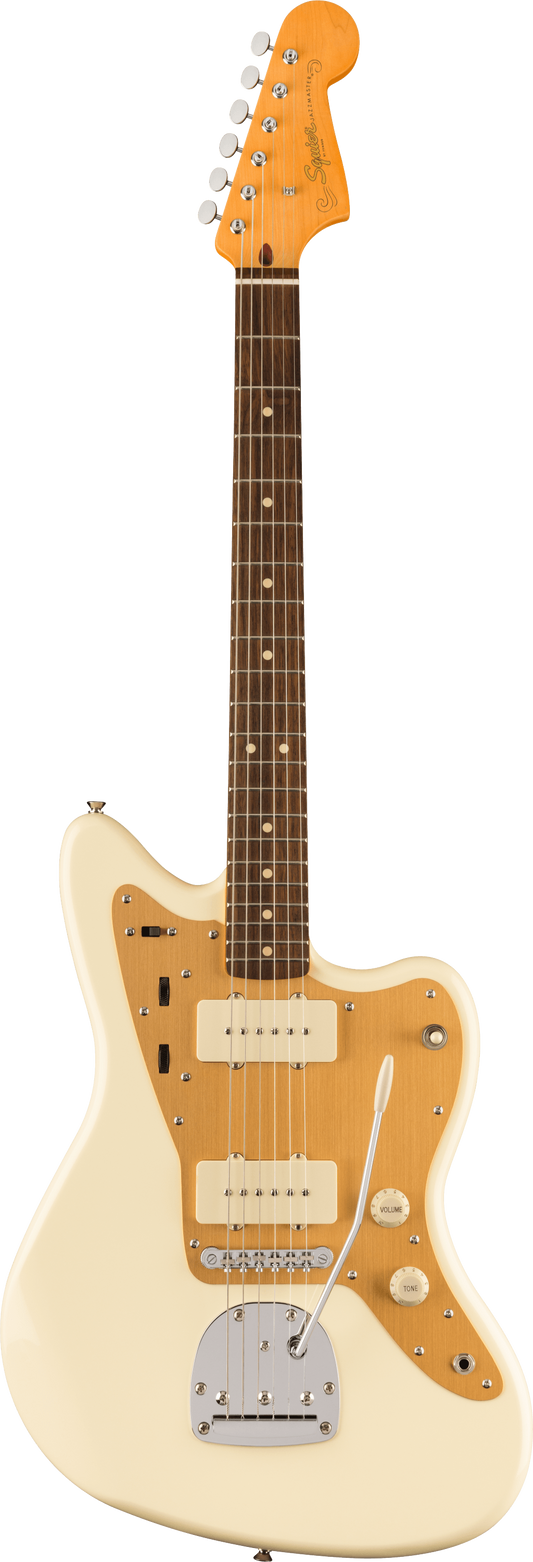 Đàn Guitar Điện Squier J Mascis Jazzmaster SS, Laurel Fingerboard, Vintage White