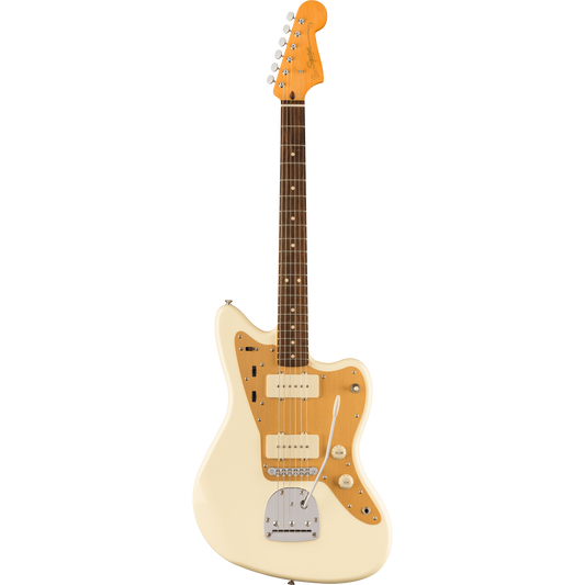 Đàn Guitar Điện Squier J Mascis Jazzmaster SS, Laurel Fingerboard, Vintage White - Việt Music