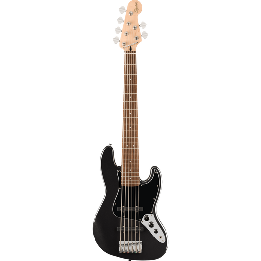Đàn Guitar Bass Squier Affinity Series Jazz Bass VI SS, Laurel Fingerboard, Black Metallic - 6 Strings - Việt Music
