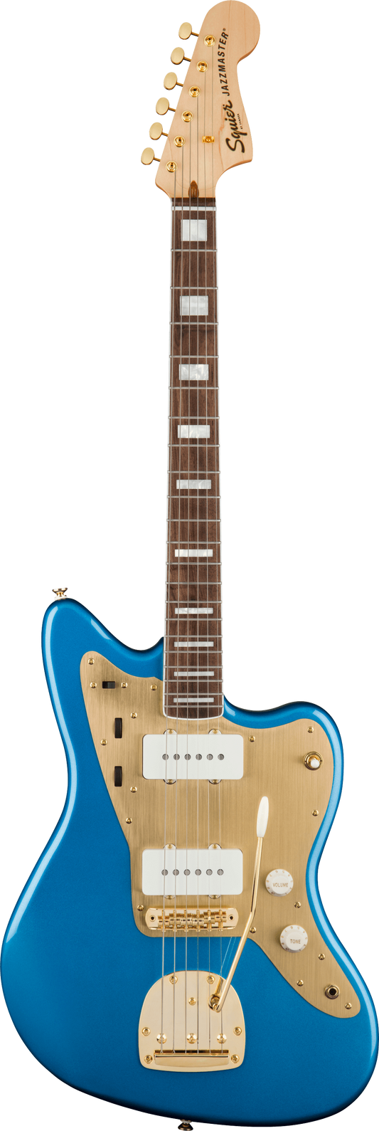 Đàn Guitar Điện Squier 40th Anniversary Jazzmaster, Gold Edition SS, Laurel Fingerboard, Gold Edition
