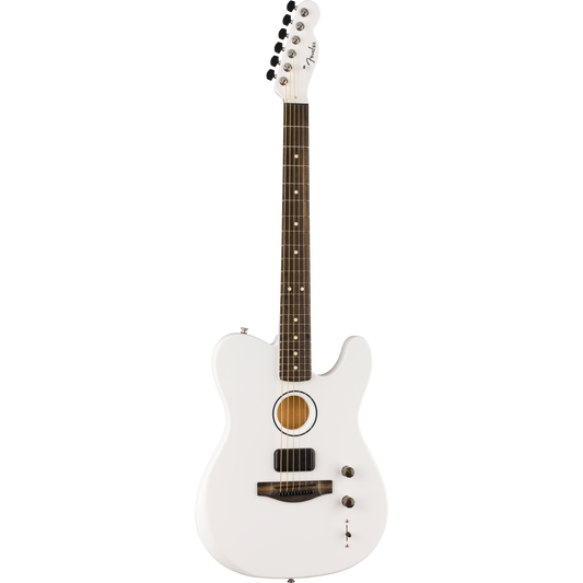 Đàn Guitar Acoustic Fender Limited Edition FINNEAS American Acoustasonic Telecaster , Ebony Fingerboard, Satin Arctic White - Việt Music