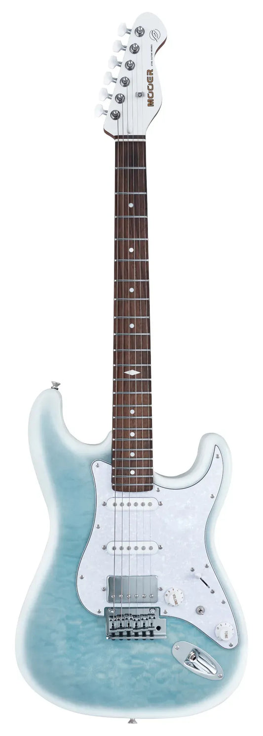 Đàn Guitar Điện Mooer MSC40 Pro HSS, Rosewood Fingerboard, Dreamy Blue