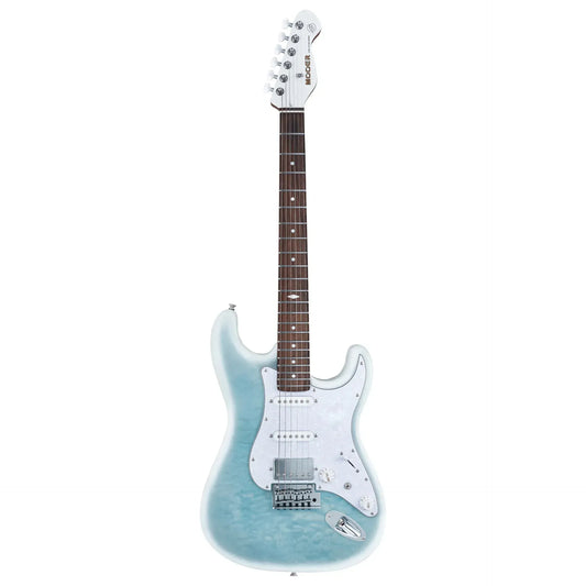 Đàn Guitar Điện Mooer MSC40 Pro HSS, Rosewood Fingerboard, Dreamy Blue