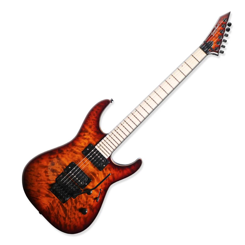 Đàn Guitar Điện GrassRoots G-MIRAGE FR M QM HH, Maple Fingerboard - Việt Music