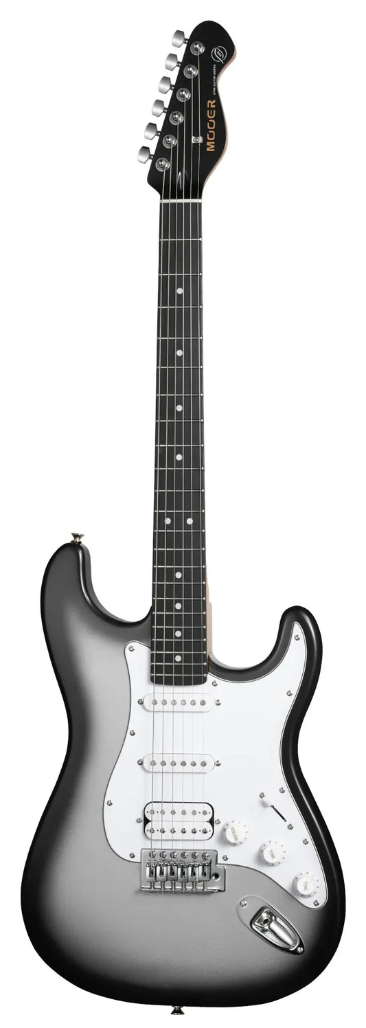 Đàn Guitar Điện Mooer MSC12 Pro HSS, Ebony Fingerboard, Iron Silver