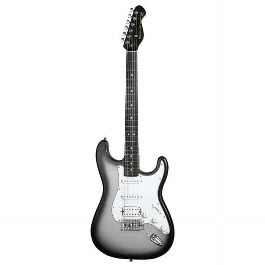 Đàn Guitar Điện Mooer MSC12 Pro HSS, Ebony Fingerboard, Iron Silver