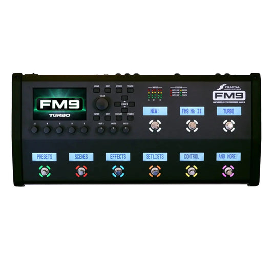 Pedal Guitar Fractal Audio FM9 Mk2 Turbo - Amp Modeler / Multi-FX / Floor Unit