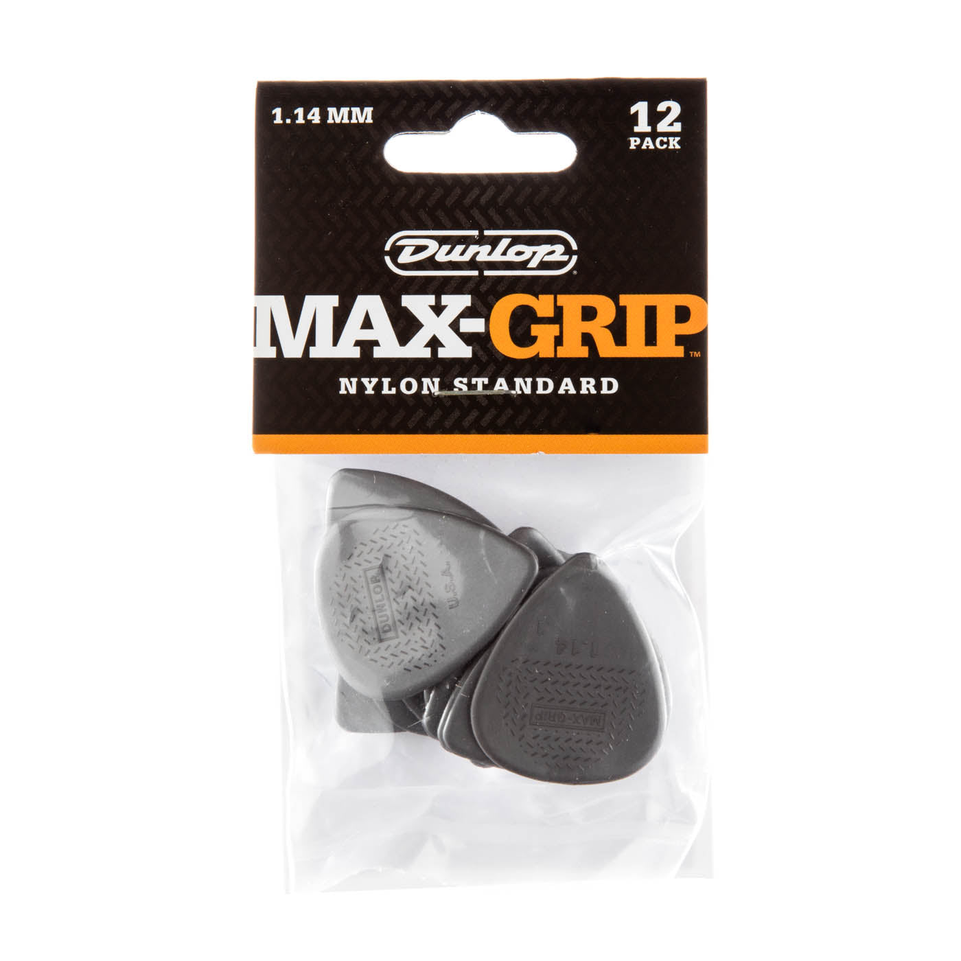 Pick Gảy Đàn Guitar Jim Dunlop Max-Grip Nylon Standard 449, 12pc - Việt Music