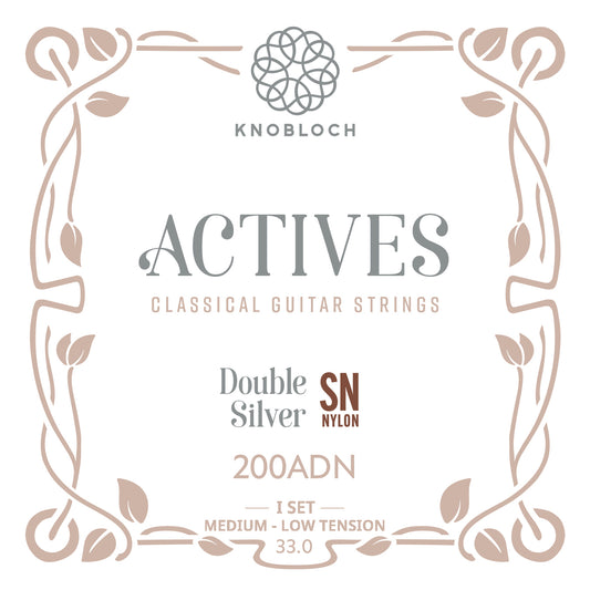Dây Đàn Guitar Classic Knobloch 200ADN Actives Double Silver SN Nylon - Việt Music