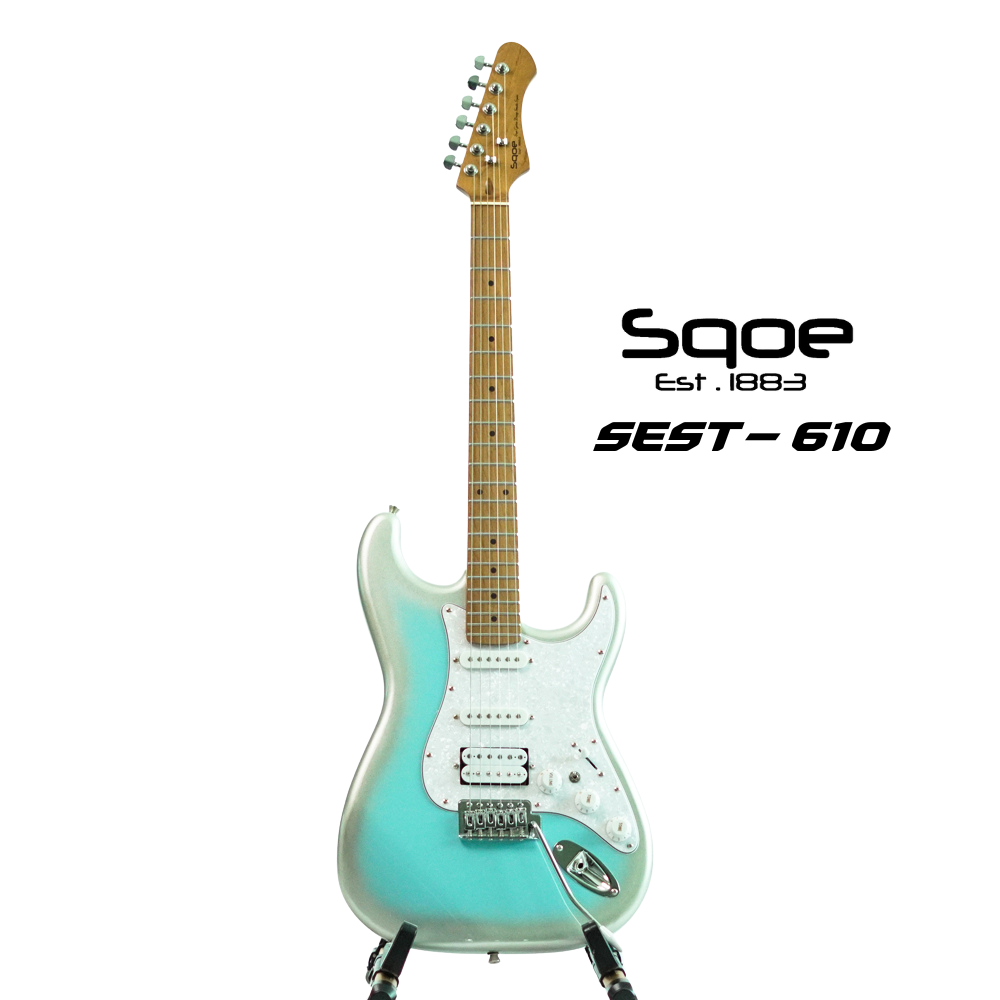 Đàn Guitar Điện Sqoe SEST610 Ice Flower HSS, Maple Fingerboard - Việt Music