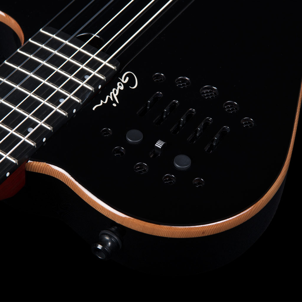 Đàn Guitar Silent Classic Godin ACS Slim Nylon Black HG - Việt Music