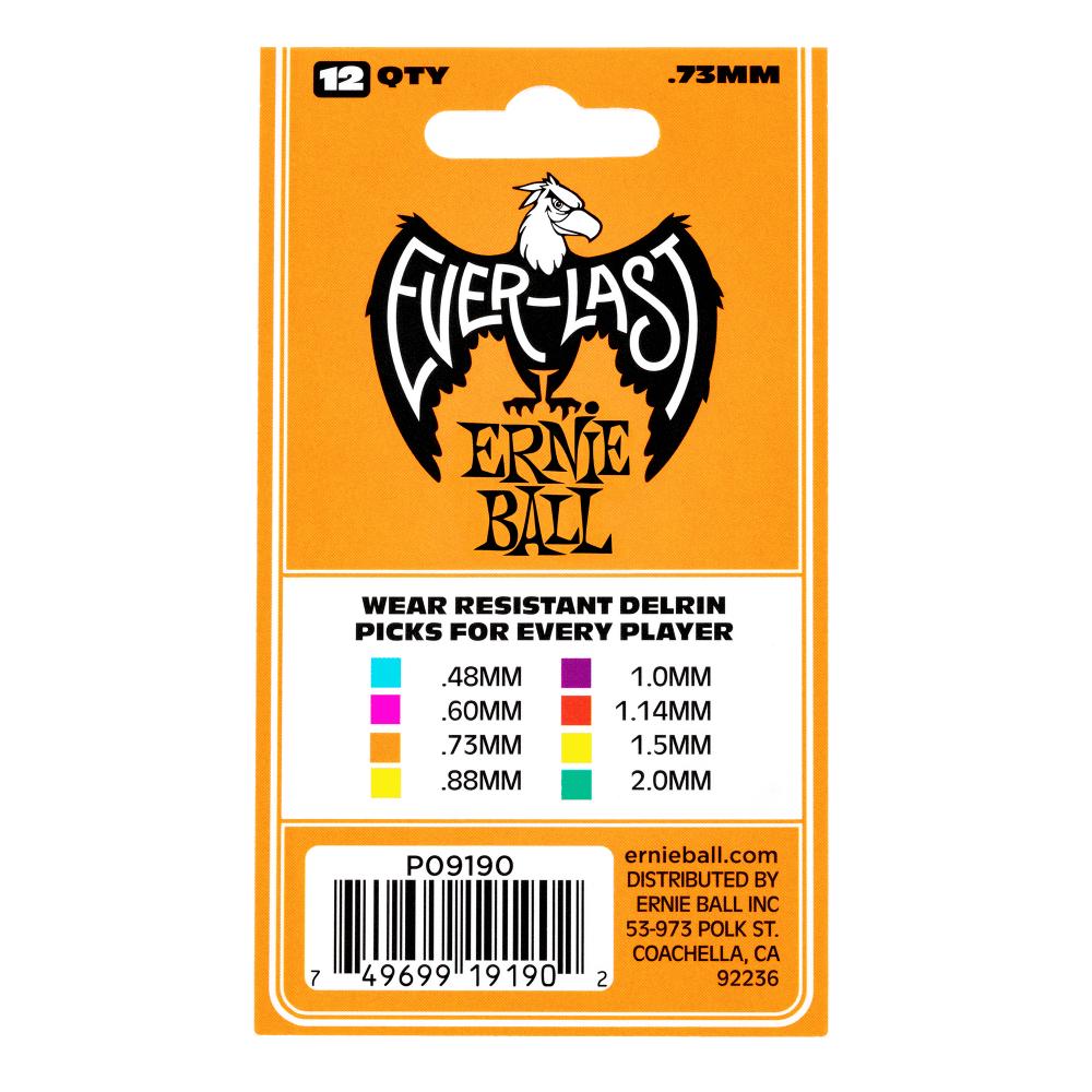 Pick Gảy Ernie Ball Everlast Delrin, 12pc - Việt Music