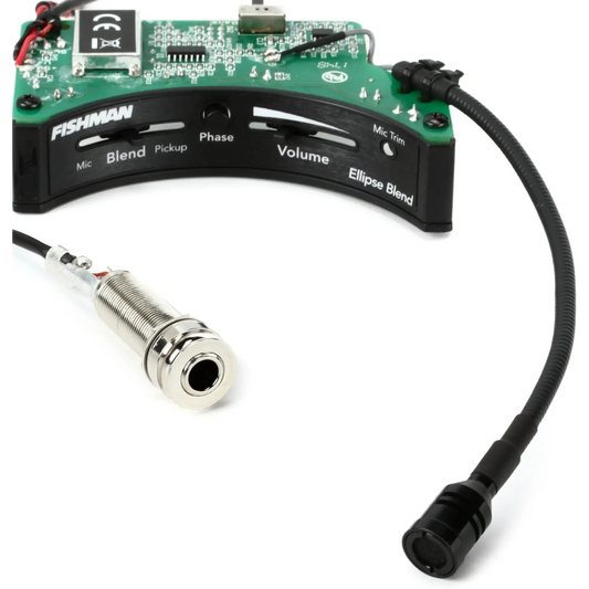 Pickup Guitar Thùng Fishman Ellipse Matrix Blend Acoustic Pickup and Preamp (PRO-MAN-EL2) - Việt Music