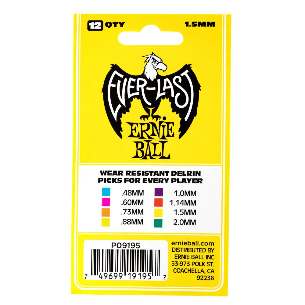 Pick Gảy Ernie Ball Everlast Delrin, 12pc - Việt Music
