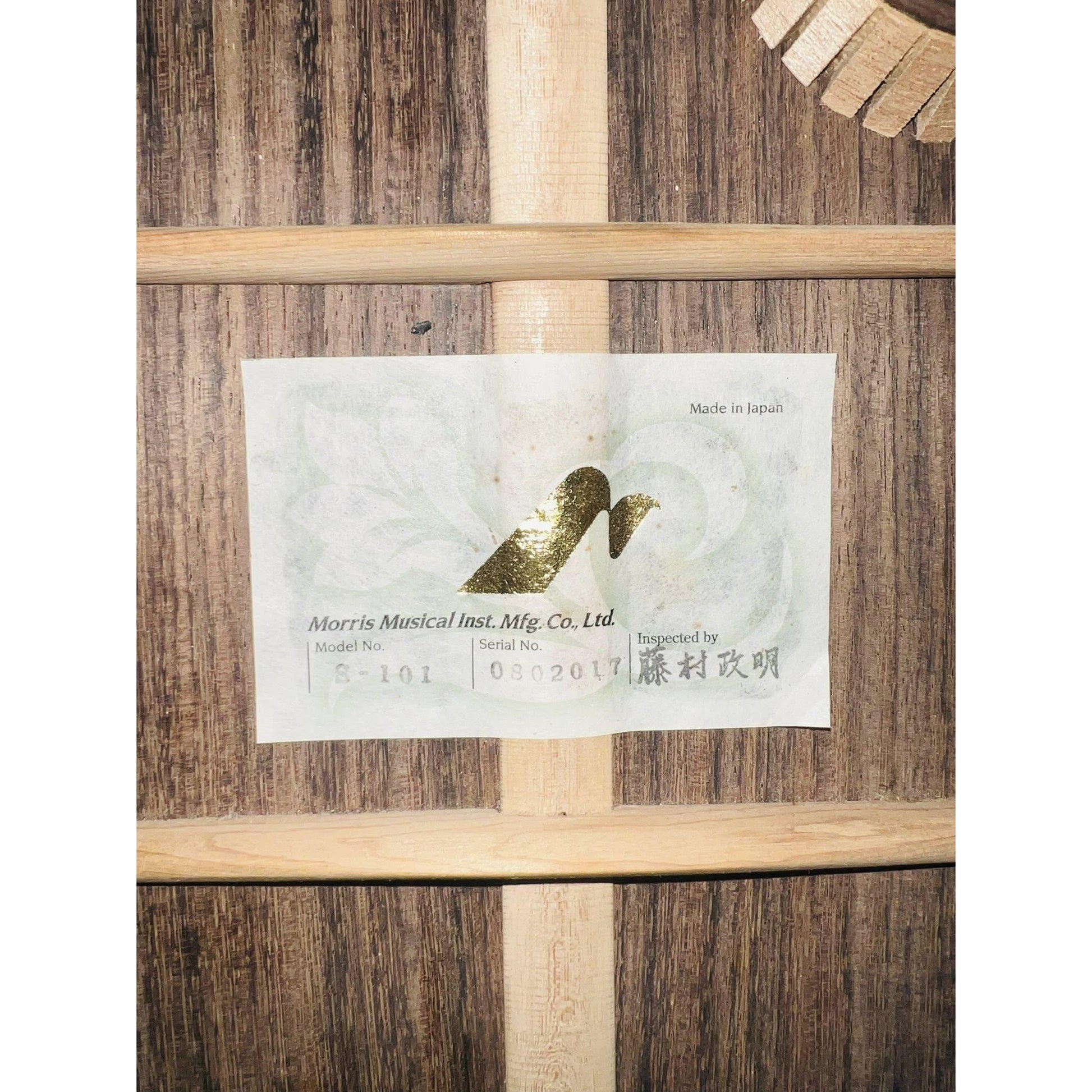 Đàn Guitar Acoustic Morris S-101 III - Qua Sử Dụng - Việt Music