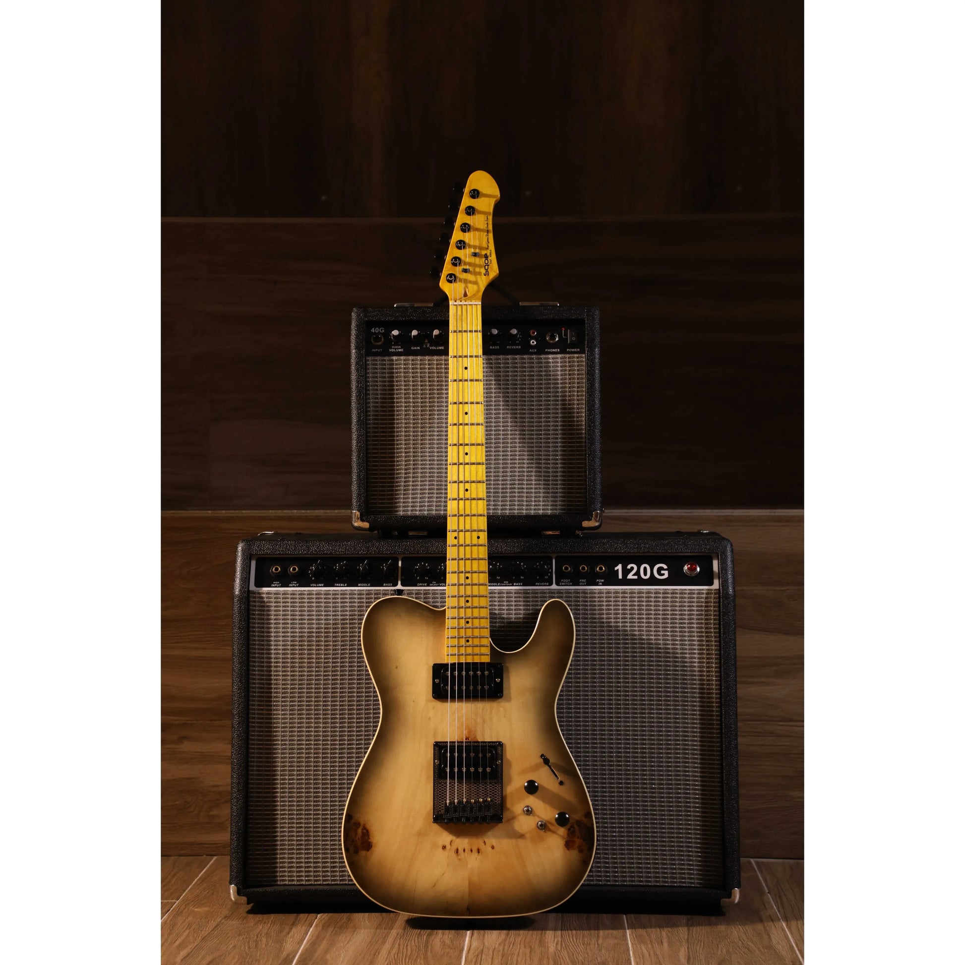 Đàn Guitar Điện Sqoe SETL600 HS, Maple Fingerboard - Việt Music