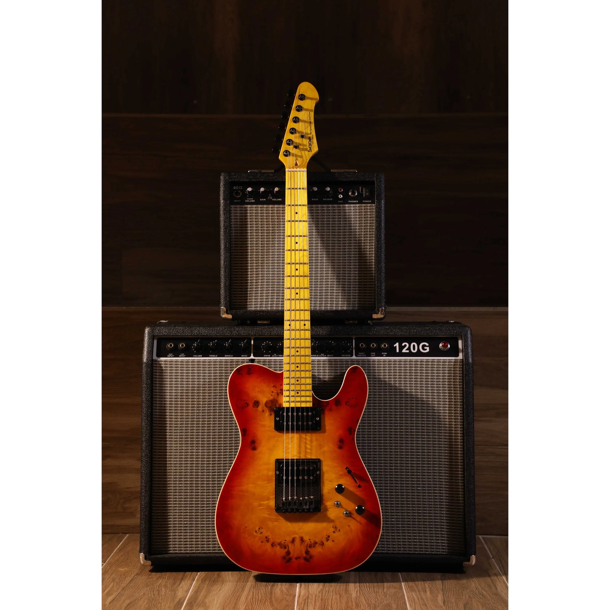 Đàn Guitar Điện Sqoe SETL600 HS, Maple Fingerboard - Việt Music