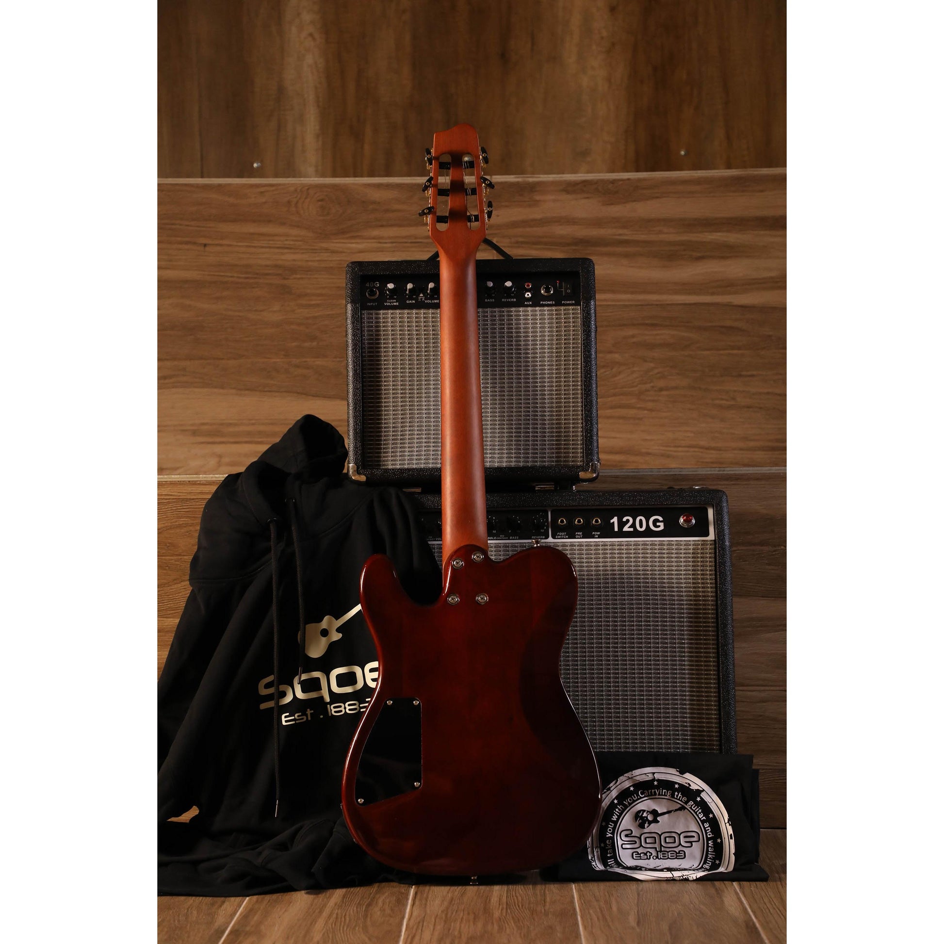 Đàn Guitar Silent Classic Sqoe SEGD900 Cedar, Natural - Việt Music