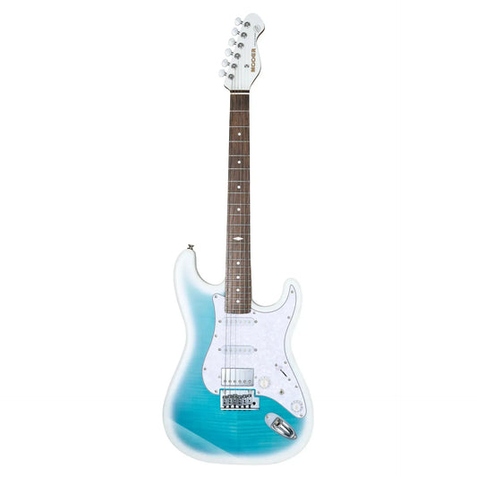 Đàn Guitar Điện Mooer MSC41 Pro HSS, Rosewood Fingerboard, Dreamy Blue