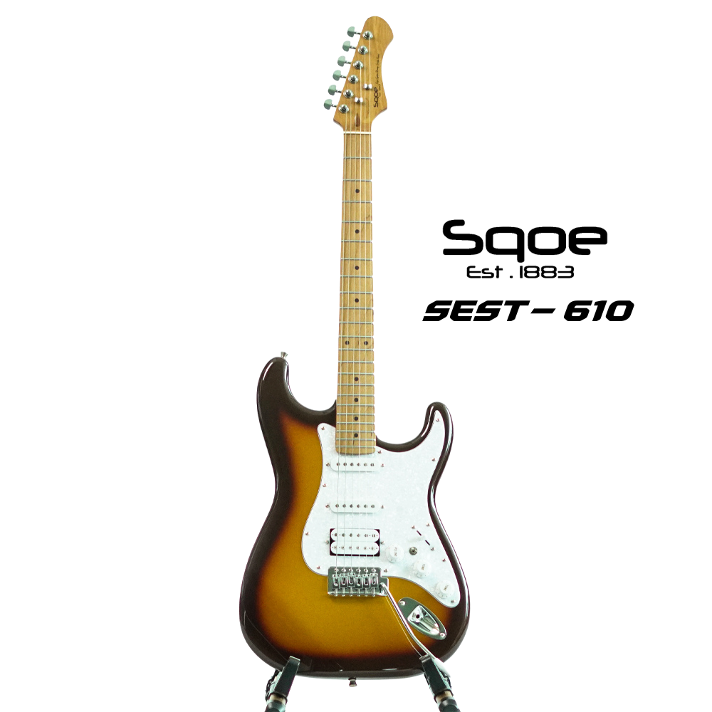 Đàn Guitar Điện Sqoe SEST610 Ice Flower HSS, Maple Fingerboard - Việt Music