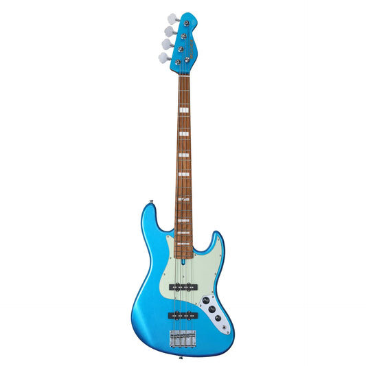 Đàn Guitar Bass Mooer MBJ410 SS, Maple Fingerboard, Metal Blue - 4 Strings - Việt Music