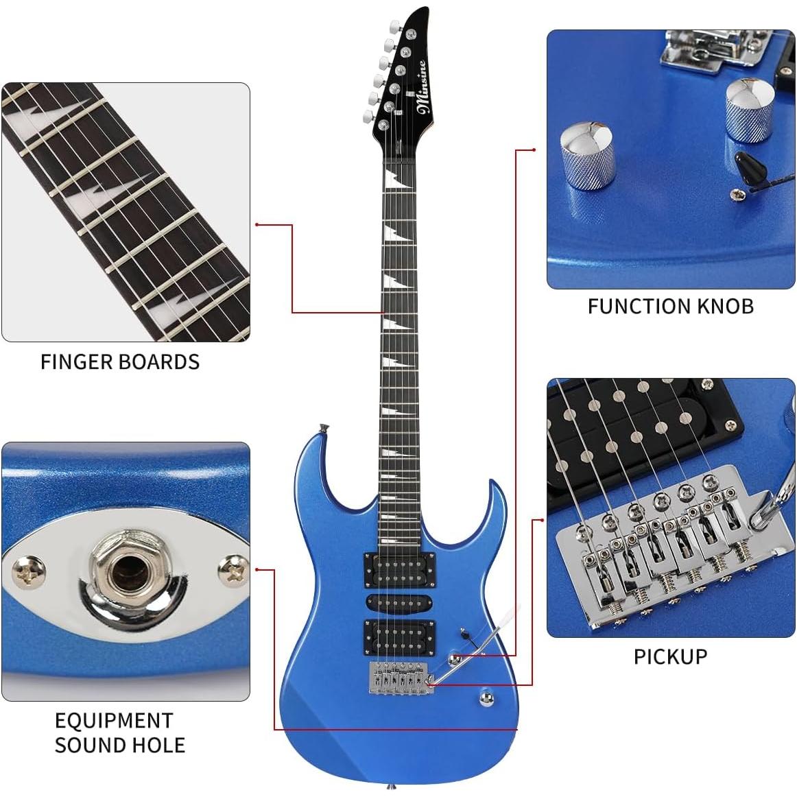 Đàn Guitar Điện Bullfighter Minsine MS-170 HSH, Rosewood Fingerboard - Việt Music