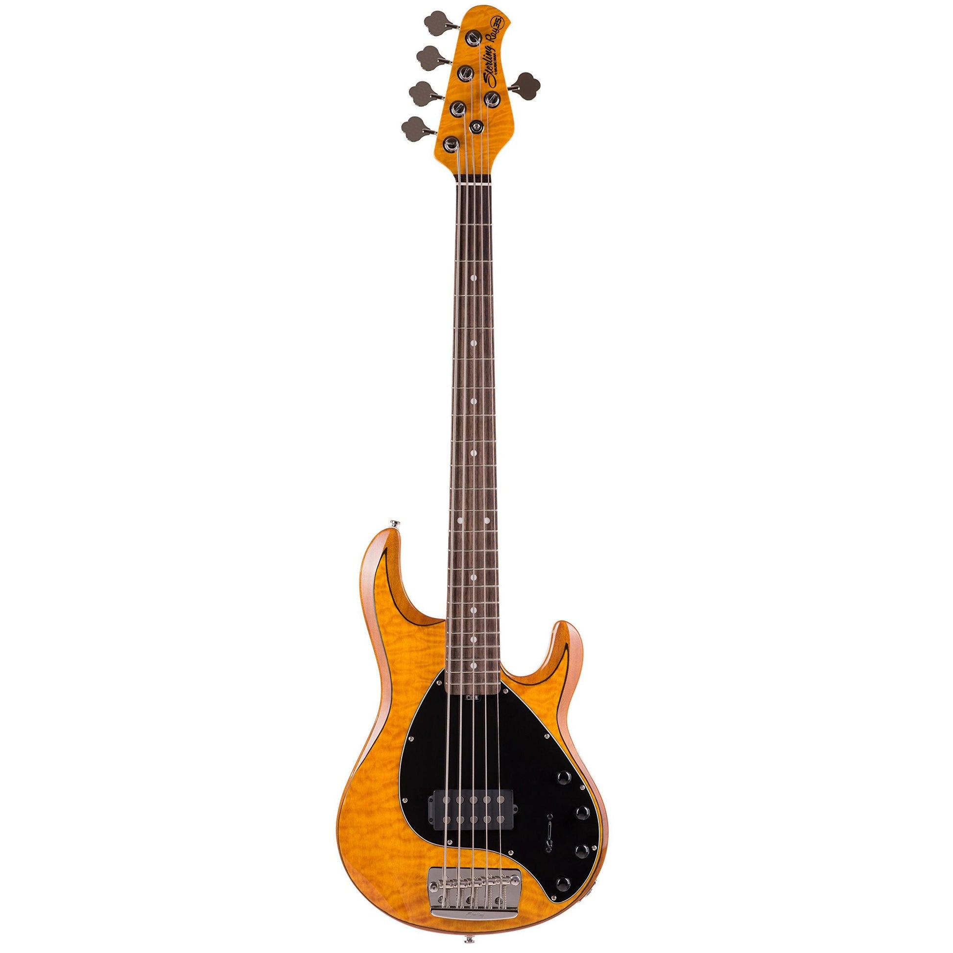 Đàn Guitar Bass Sterling By Music Man StingRay Ray35QM H, Maple Fingerboard - 5 Strings - Việt Music