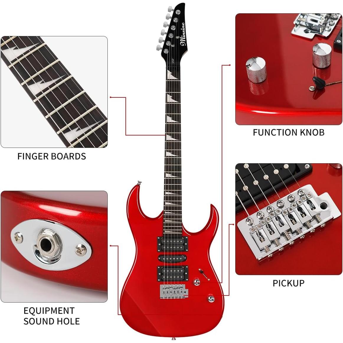 Đàn Guitar Điện Bullfighter Minsine MS-170 HSH, Rosewood Fingerboard - Việt Music
