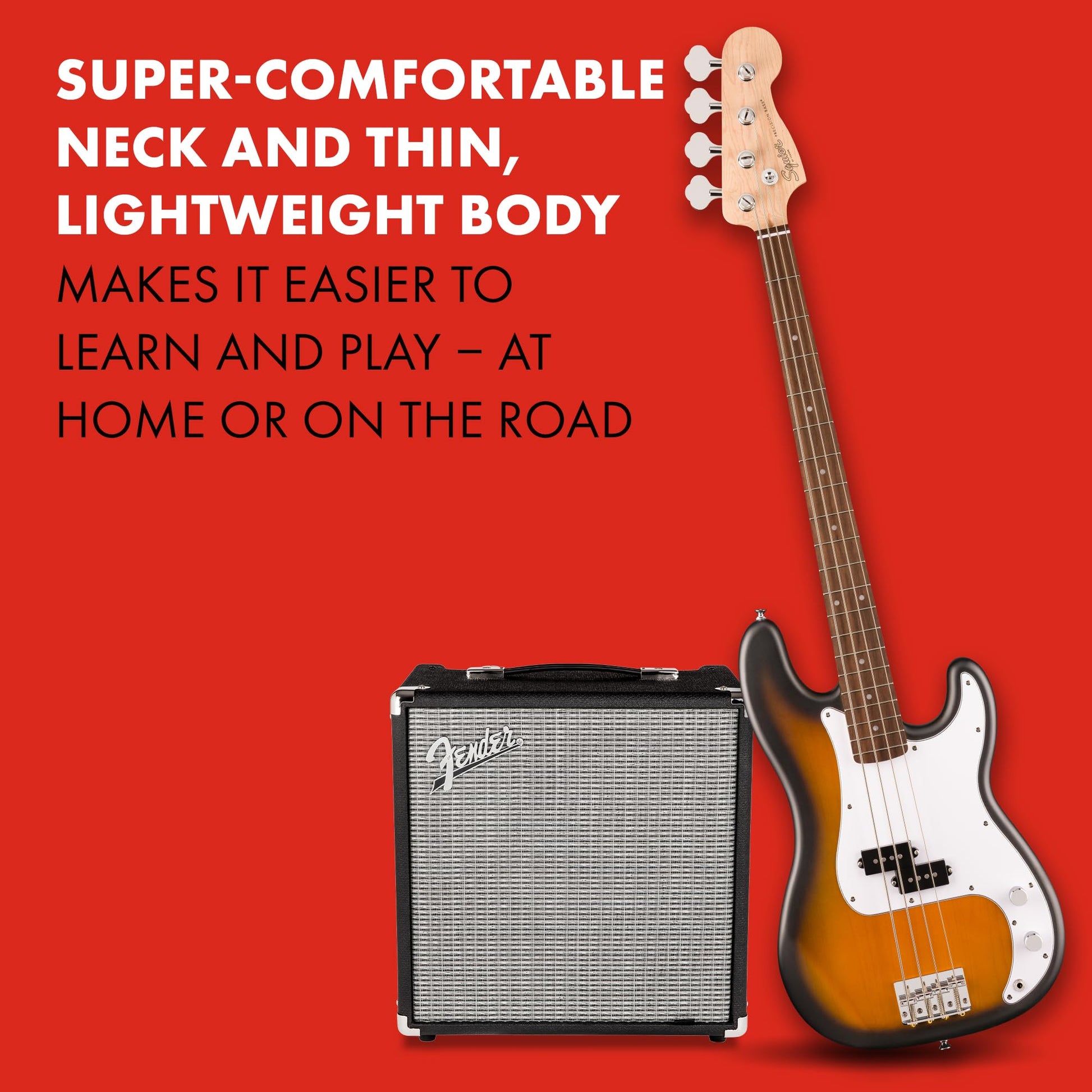 Đàn Guitar Bass Squier Debut S, Laurel Fingerboard - 4 Strings - Việt Music