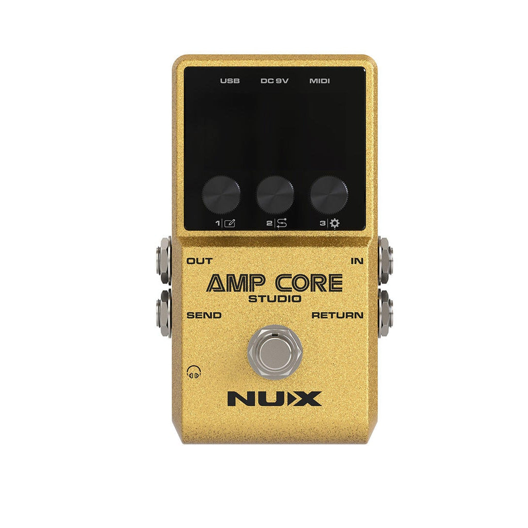 Pedal Guitar Nux Amp Core Studio NCA-1 - Amp Modeler & IR Pedal