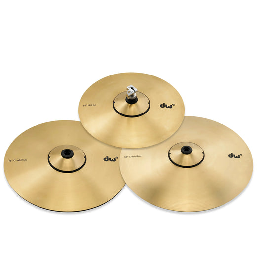 Trống Cơ DW DWe Drum Kit Bundle 4-Piece w/DWe Cymbals (20/12/14/14) - Việt Music