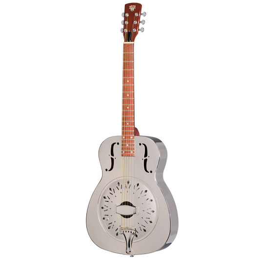 Đàn Guitar Acoustic Resonator Epiphone Dobro Hound Dog M-14 Metalbody Round Neck, Nickel - Việt Music