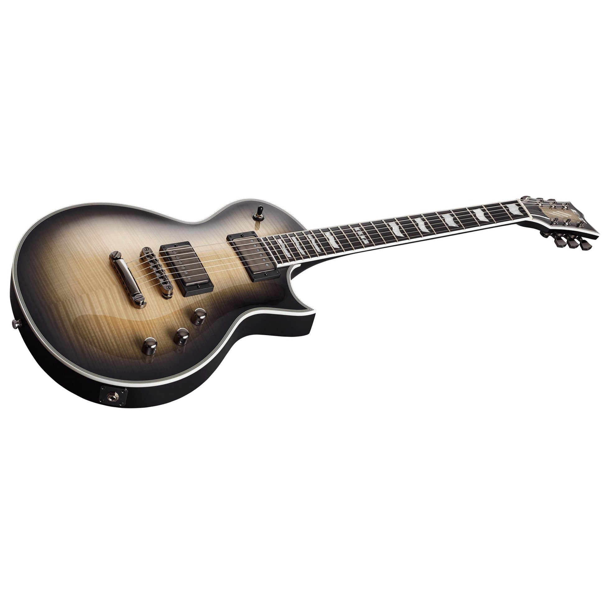 Đàn Guitar Điện ESP - E-II Eclipse Flame Maple Full Thickness HH, Ebony Fingerboard, Black Natural Burst - Việt Music