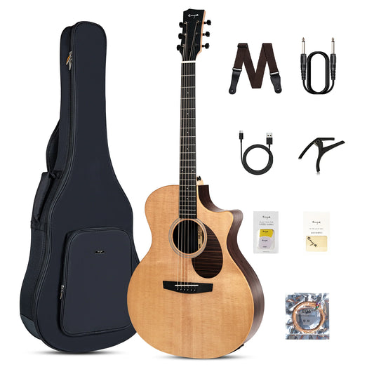 Đàn Guitar Acoustic Enya EGA-X1 Pro Max SP1 AcousticPlus - Việt Music