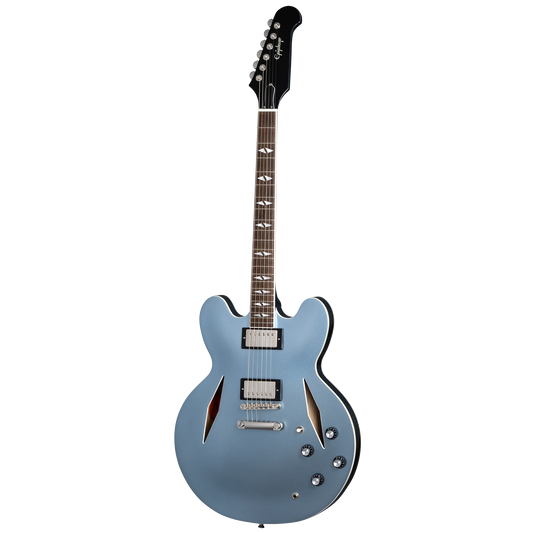 Đàn Guitar Điện Epiphone Dave Grohl DG-335 HH, Laurel Fingerboard, Pelham Blue - Việt Music