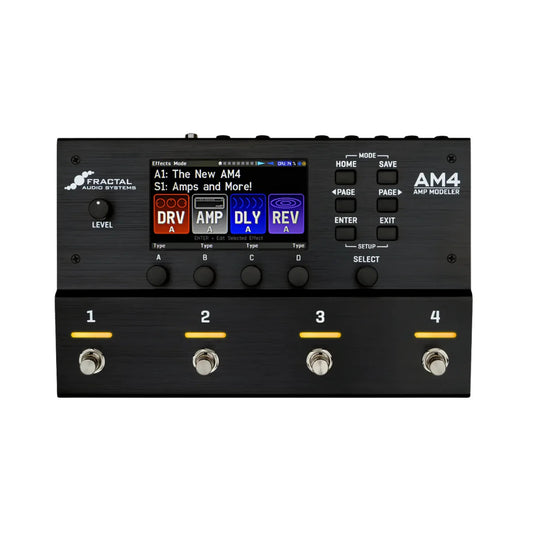 Pedal Guitar Fractal Audio AM4 - Compact Amp Modeler & Multi-FX Pedal