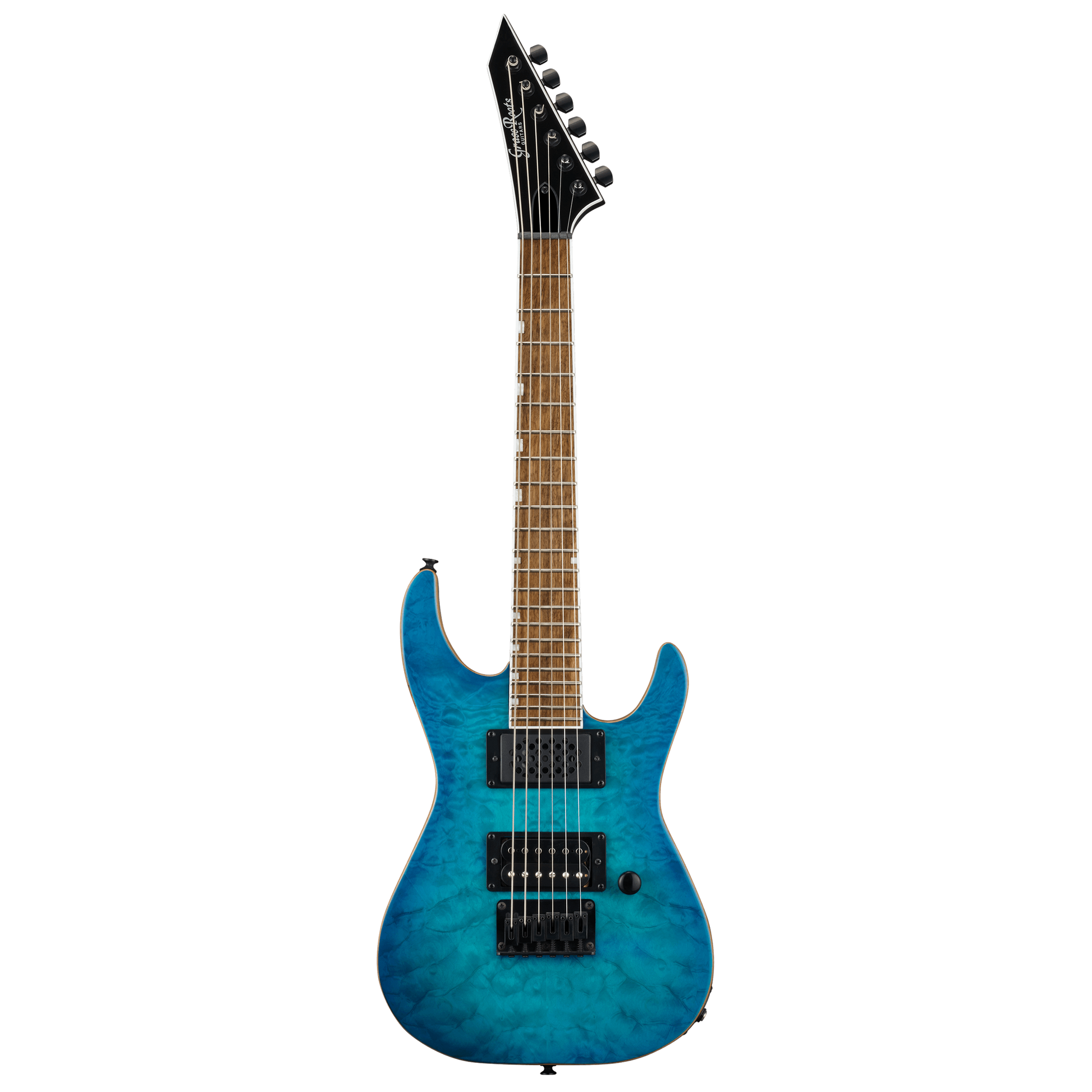 Đàn Guitar Điện GrassRoots G-MR-MINI/QM H, Pau Ferro Fingerboard, Aqua Marine - Việt Music