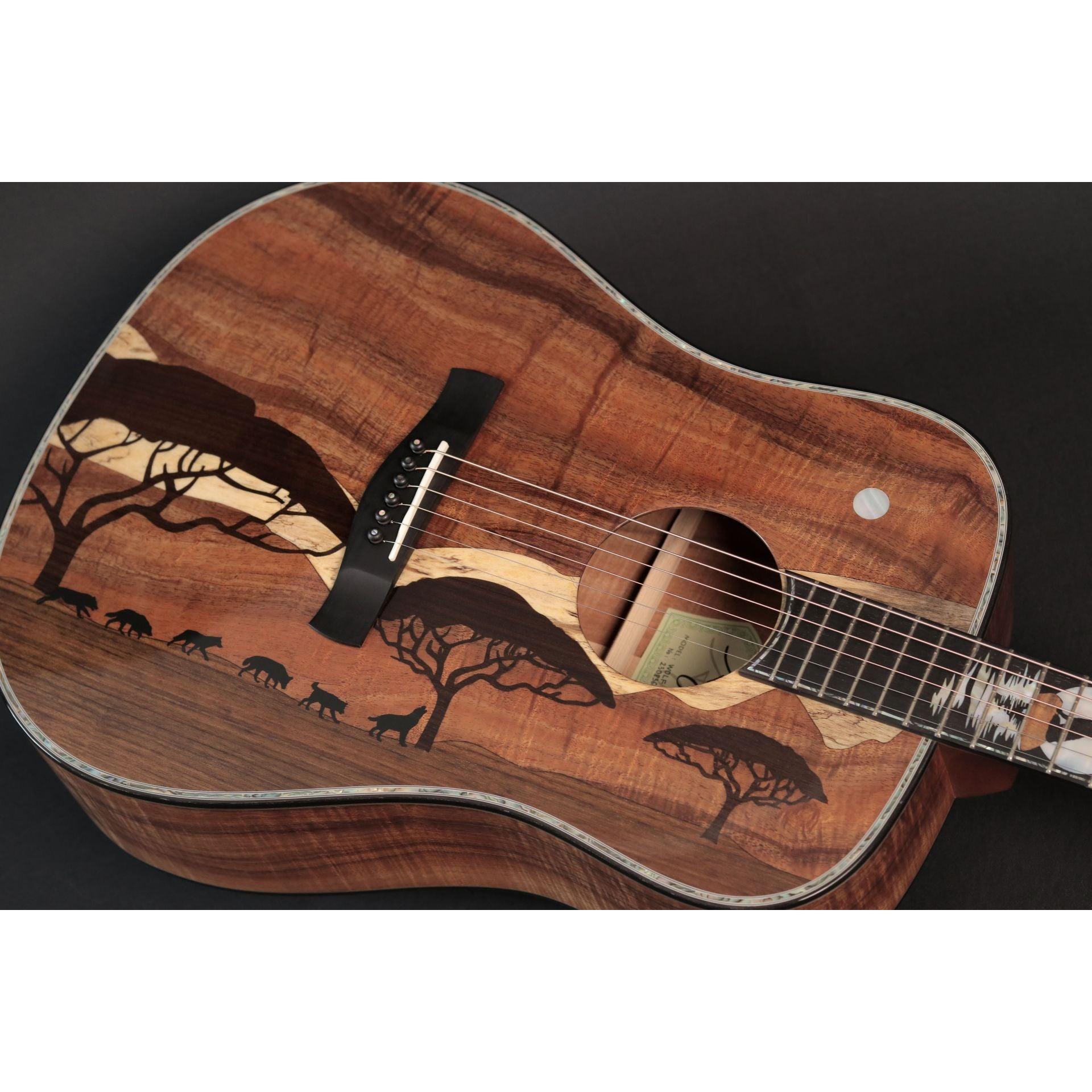 Đàn Guitar Acoustic Ayers Custom Wolf - Việt Music