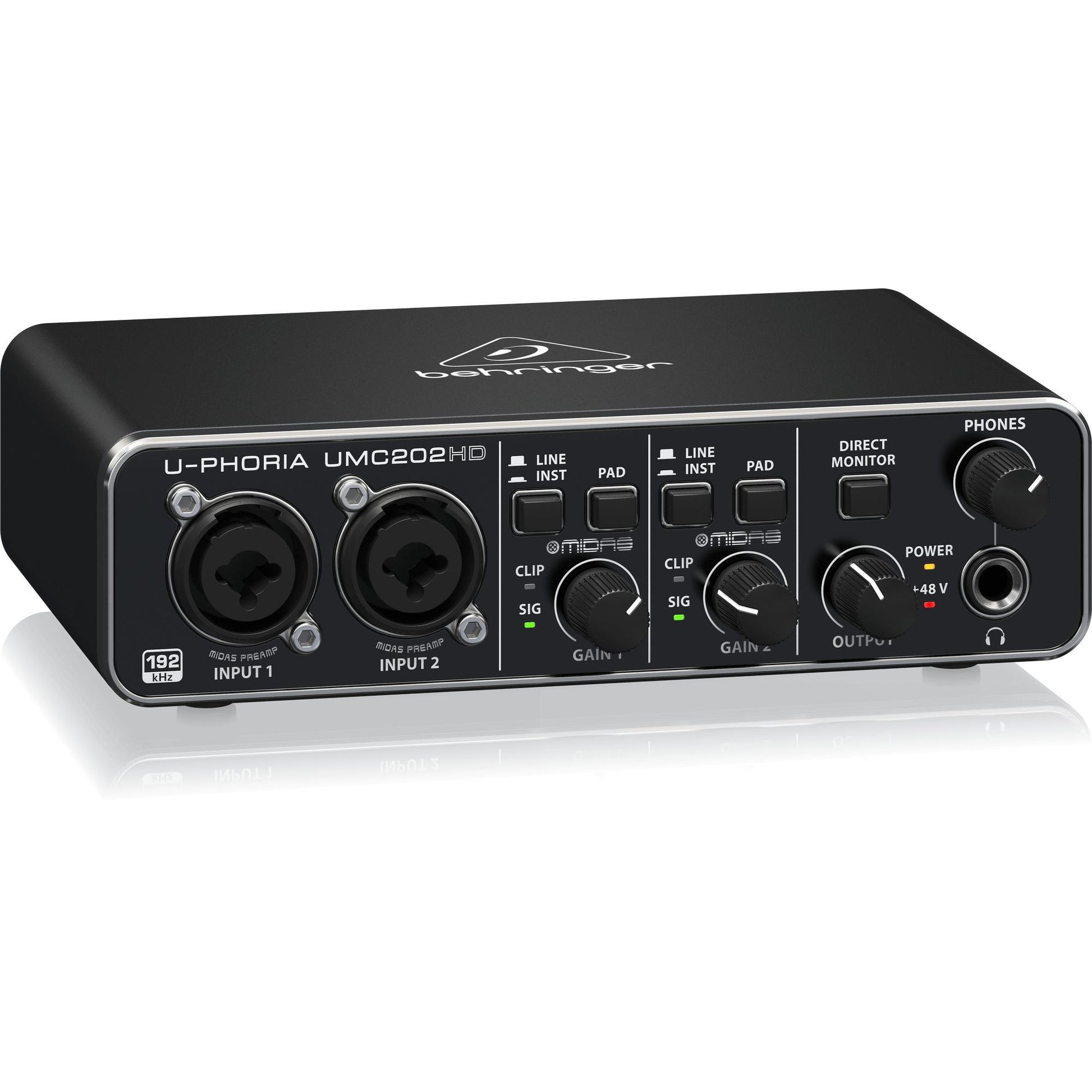 Audio Interface Behringer U-PHORIA Studio Pro Recording/Podcasting Bundle - Việt Music