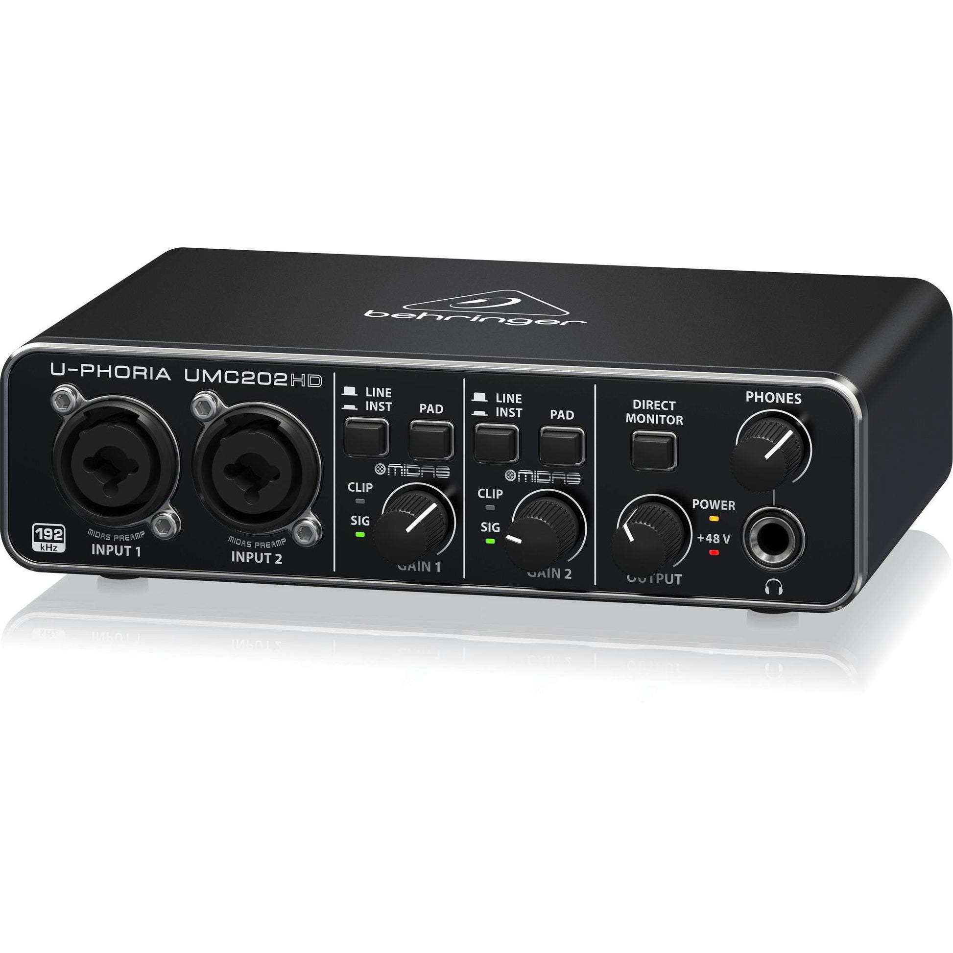 Audio Interface Behringer U-PHORIA Studio Pro Recording/Podcasting Bundle - Việt Music