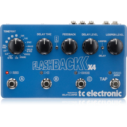 Pedal Guitar TC Electronic Flashback X4 Delay - Việt Music