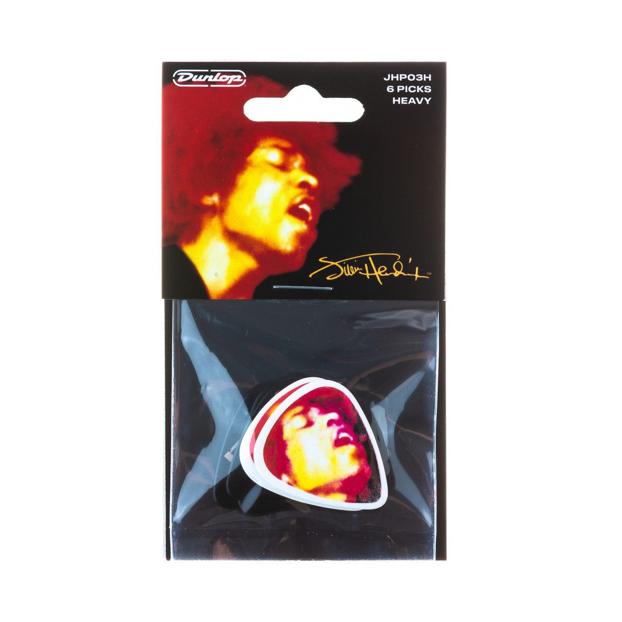 Pick Gảy Đàn Guitar Jim Dunlop JHP03H Jimi Hendrix Electric Ladyland, 6pc - Việt Music