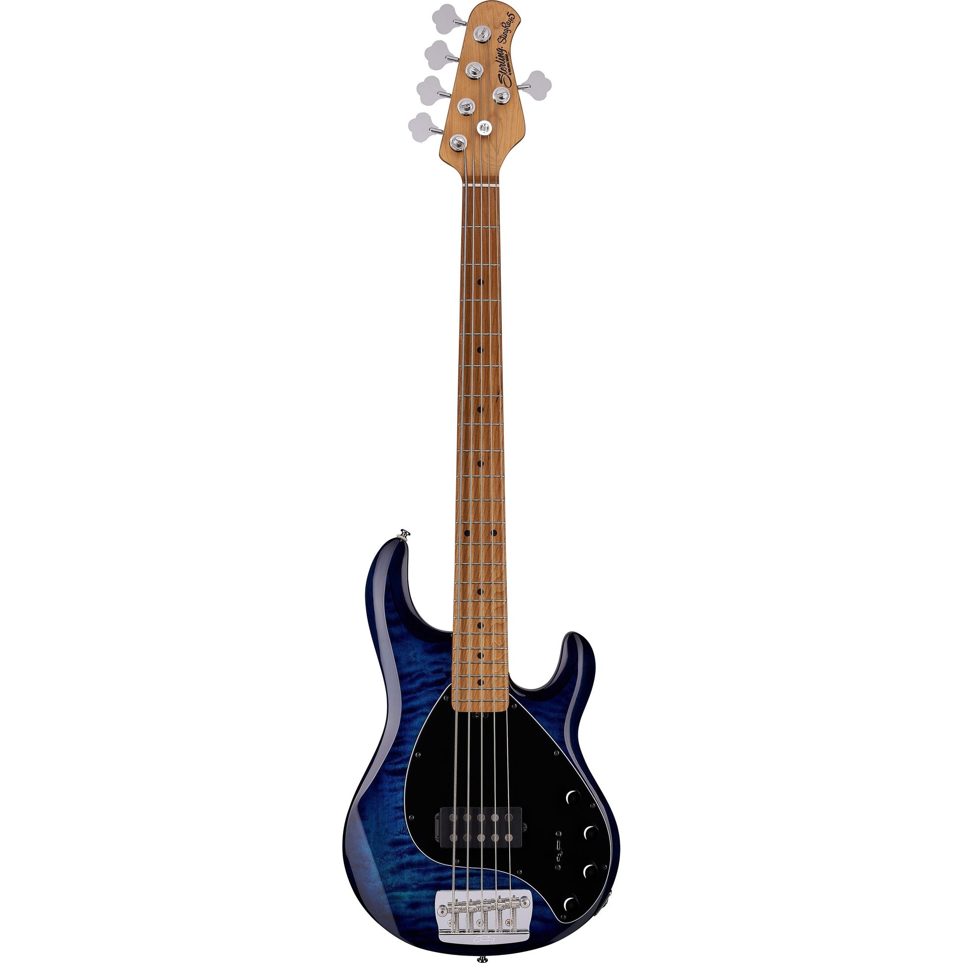 Đàn Guitar Bass Sterling By Music Man StingRay Ray35QM H, Maple Fingerboard - 5 Strings - Việt Music