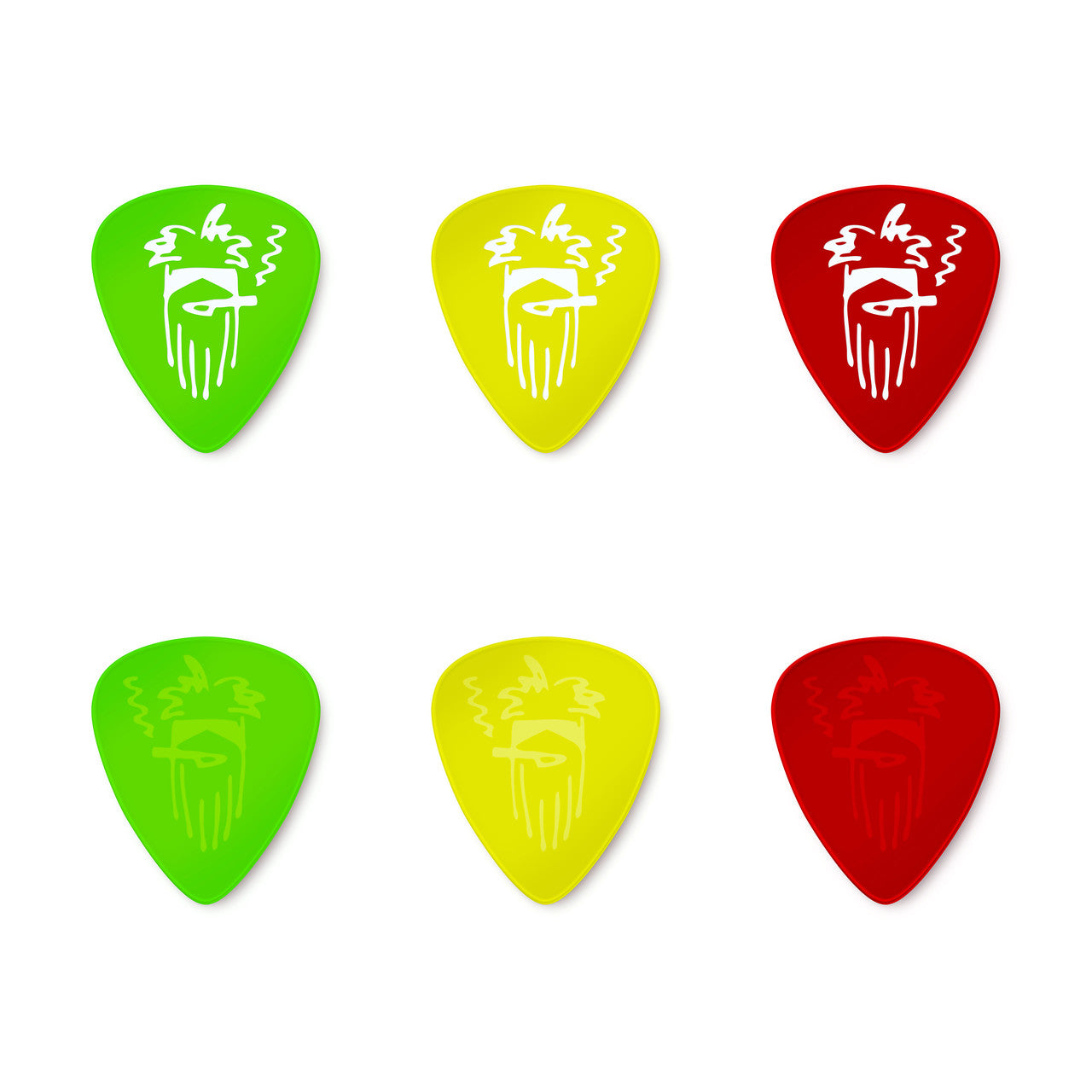 Pick Gảy Đàn Guitar Jim Dunlop RWP01XH Rev. Willy's Mexican Lottery Brand Extra Heavy, 6pc - Việt Music