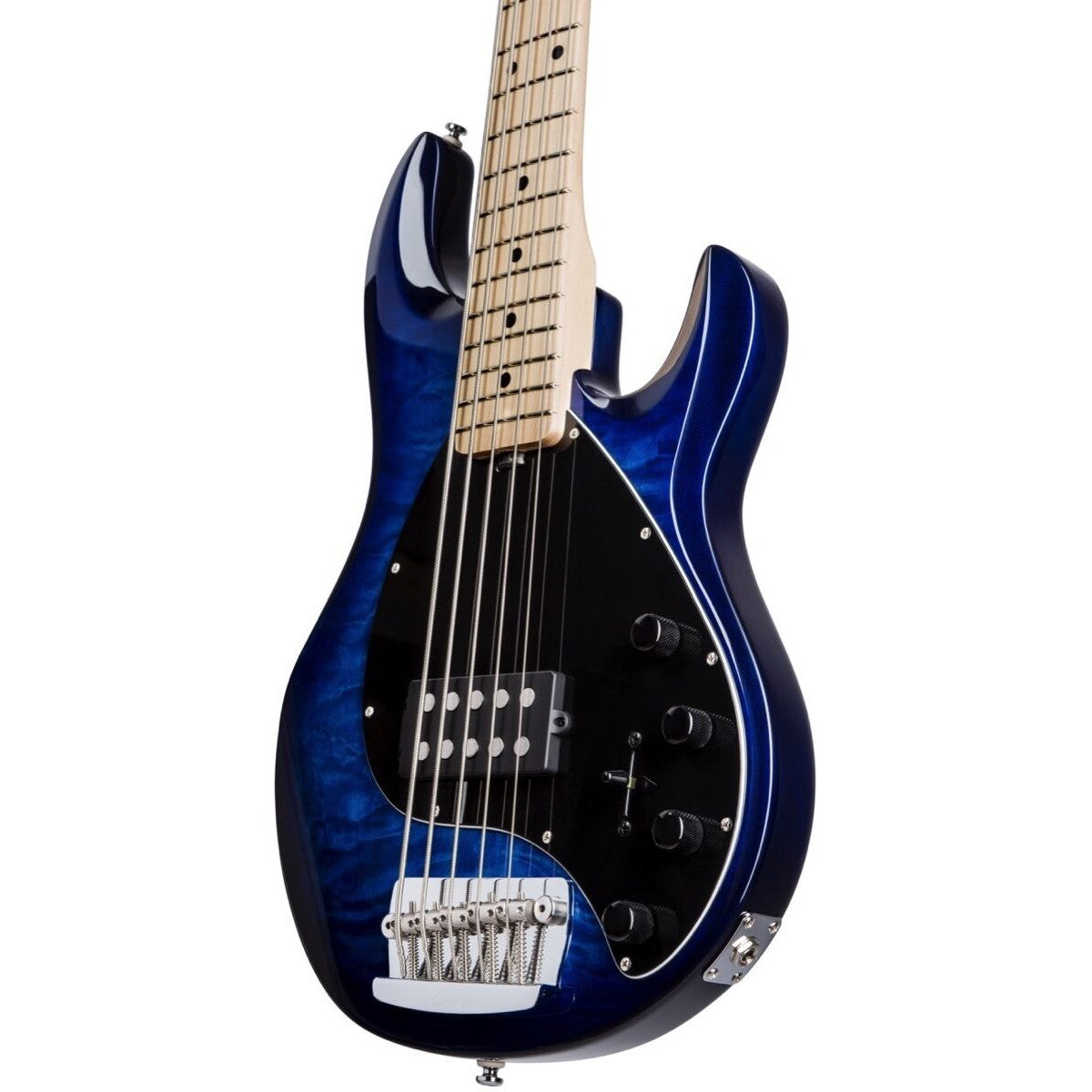 Đàn Guitar Bass Sterling By Music Man StingRay Ray35QM H, Maple Fingerboard - 5 Strings - Việt Music
